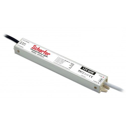 Transformator LED IP67 60W 5A 12V, Scharfer
