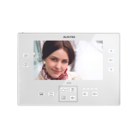 Panou video interior alb 7'' extra, Electra