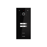 Panou video exterior negru 2 familii aparent, Electra