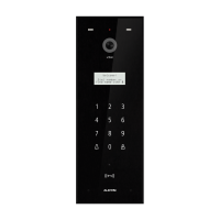 Panou video exterior negru bloc max 40 ap. aparent, Electra