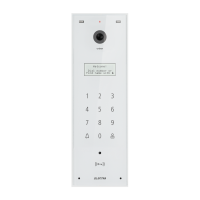 Panou video exterior alb bloc max 40 ap. incastrat, Electra