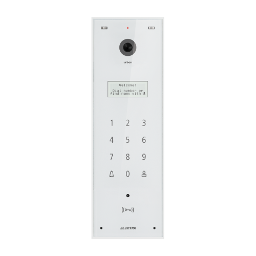 Panou video exterior alb bloc max 40 ap. aparent, Electra