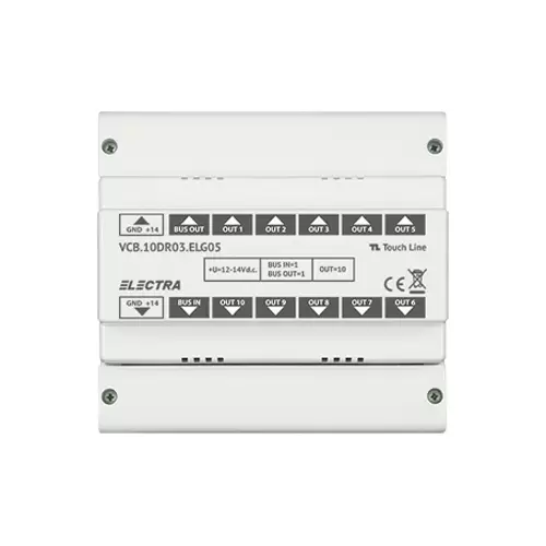 Doza derivatie video 10 iesiri RJ45, Electra