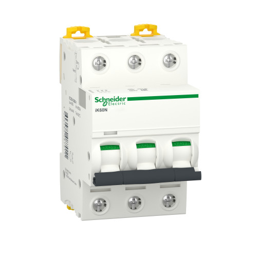 Siguranta Automata 3P, 16A, 6kA, B, 3M, Acti9 Schneider