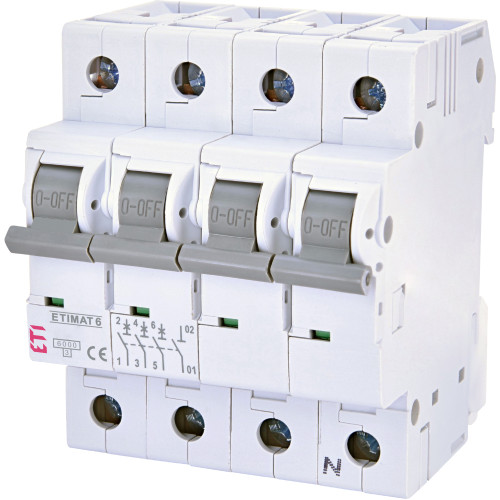 Siguranta Automata 3P+N, 6A, 6kA, curba B, 4M, Eti