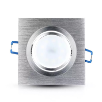 Spot patrat mobil GU10 aluminiu, V-TAC