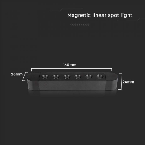 Spot LED magnetic pe sina 48V 5W 4000k, V-TAC