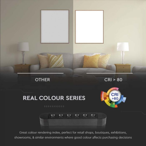 Spot LED magnetic pe sina 48V 5W 4000k, V-TAC