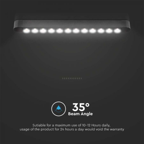 Spot LED magnetic pe sina 48V 12W 4000k, V-TAC