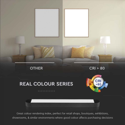 Lampa LED magnetica pe sina 48V 14W 4000k, V-TAC