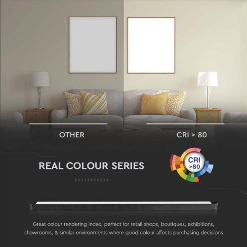 Lampa LED magnetica pe sina 48V 22W 4000k, V-TAC