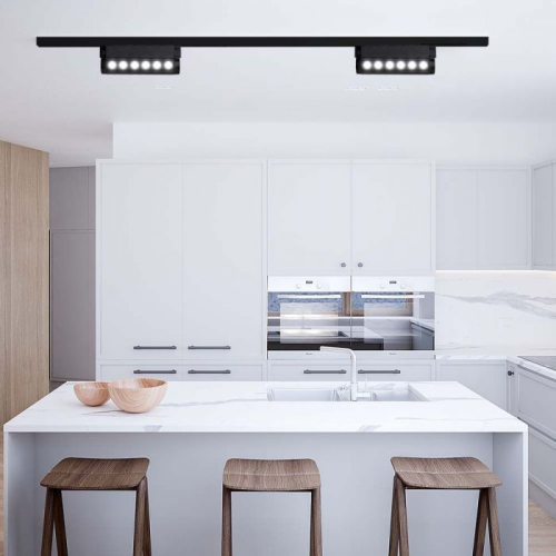 Spot LED magnetic pe sina ajustabil 48V 5W 4000k, V-TAC