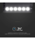 Spot LED magnetic pe sina ajustabil 48V 5W 4000k, V-TAC