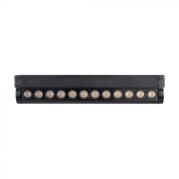 Spot LED magnetic pe sina ajustabil 48V 12W 4000k, V-TAC