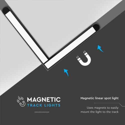 Lampa LED magnetica pe sina L 48V 25W 4000k, V-TAC