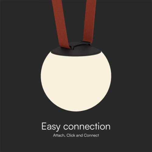 Proiector LED magnetic pe sina textila 48V 10W 3000k, V-TAC