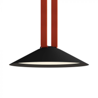 Proiector LED magnetic pe sina textila 300Ø 48V 20W 3000k negru, V-TAC