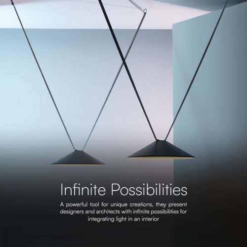 Proiector LED magnetic pe sina textila 300Ø 48V 20W 3000k alb, V-TAC