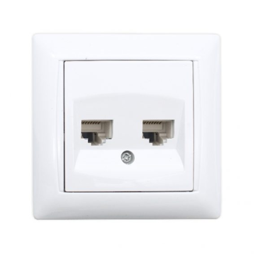 Priza date dubla RJ45 UTP Cat6, Comtec