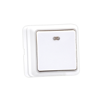 Intrerupator simplu cu led ECO Premium, Comtec