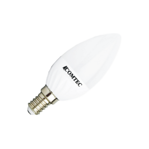 Bec LED 5W E14 6000K C37, Comtec
