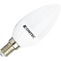 Bec LED 5W E14 6000K C37, Comtec
