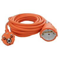 Prelungitor 5m 1xSchucko portocaliu, Comtec
