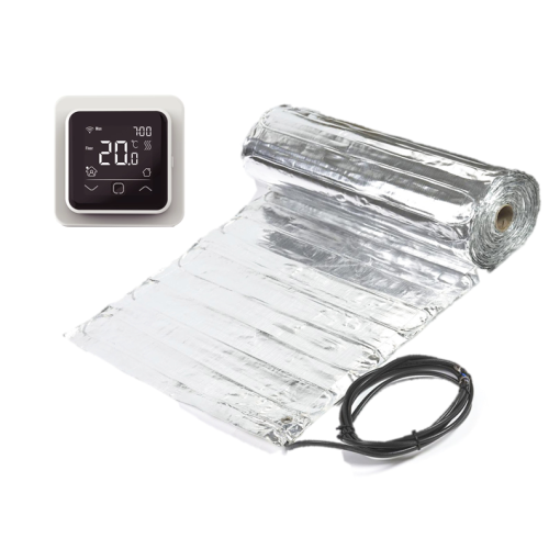 Covor Incalzire In Pardoseala Aluminiu Pentru Parchet 1 Mp 140W, Magnum