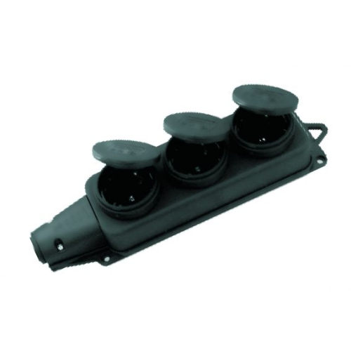 Priza cauciuc cu capac 3P IP44 16A, Comtec