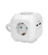 Prelungitor 1.4m 4P + 2xUSB alb 16A, Orno