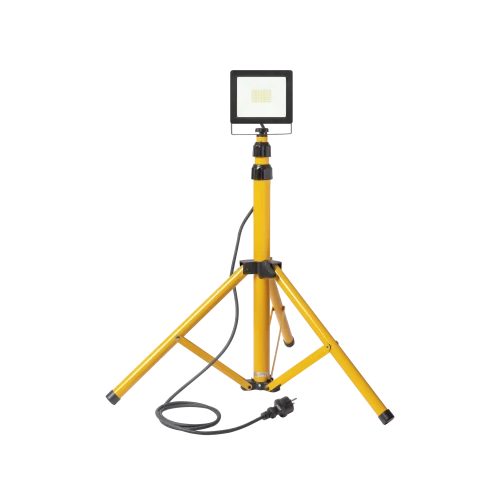 Proiector LED portabil cu stand si priza 30W 4000k, Adviti