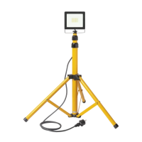Proiector LED portabil cu stand si priza 30W 4000k, Adviti
