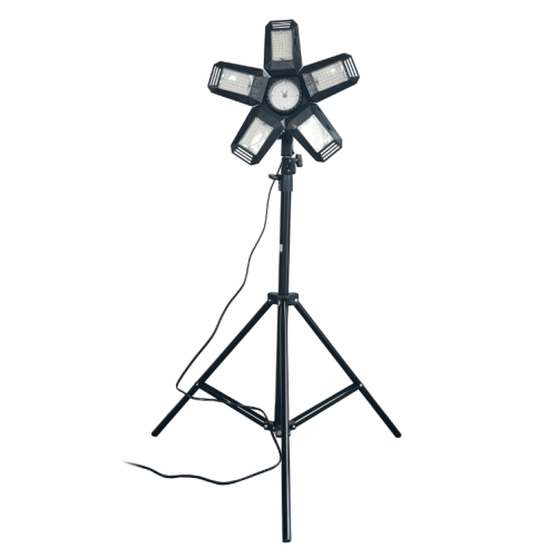 Proiector LED portabil cu stand si priza 55W 4000k, Adviti