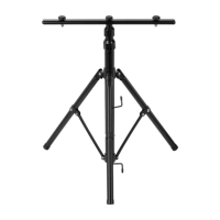 Suport reglabil dublu pentru proiector LED negru, Adviti