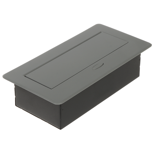 Priza incastrabila 3P grafit mat, Orno