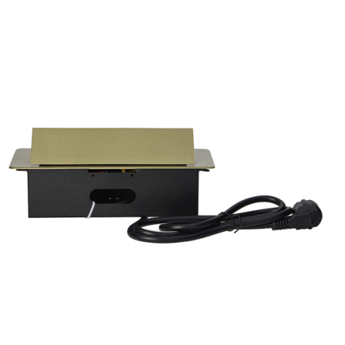 Priza incastrabila cu cablu 3P alama, Orno