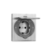 Priza incastrabila ermetica IP44 16A inox, Orno