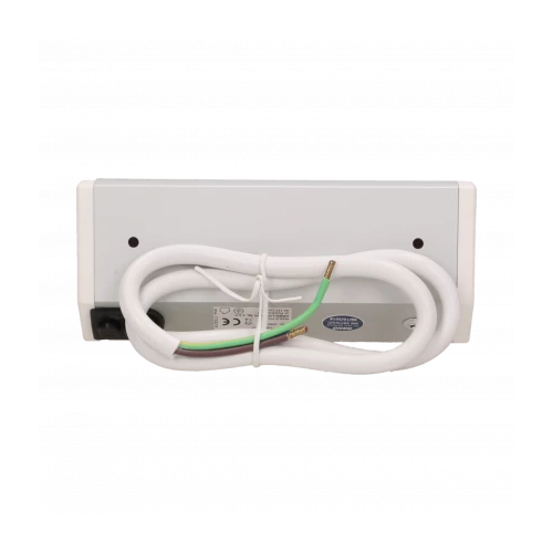 Priza de colt 2P argintiu-alb, Orno