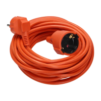 Prelungitor 40m 1xSchuko portocaliu 10A, Orno