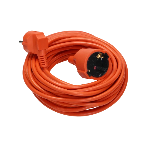 Prelungitor 40m 1xSchuko portocaliu 10A, Orno