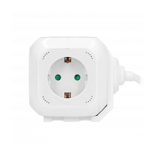 Prelungitor 1.4m 4P + 2xUSB alb 16A, Orno