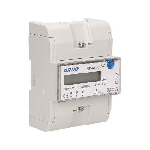 Contor trifazat 20A 5M, Orno