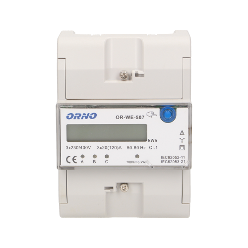 Contor trifazat 20A 5M, Orno