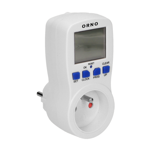Priza cu programator digital saptamanal, Orno