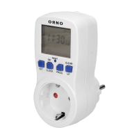 Priza cu programator digital saptamanal schuko, Orno