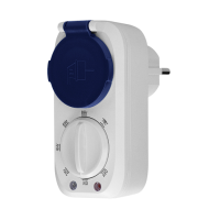 Priza cu programator mecanic si senzor crepuscular IP44 schuko, Orno