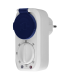 Priza cu programator mecanic si senzor crepuscular IP44 schuko, Orno