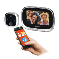 Vizor electronic 4.3'' cu functie de inregistrare si senzor de miscare + remote control, Orno