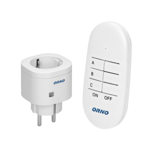 Priza schuko cu telecomanda wireless, Orno
