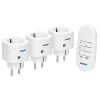 Set 3 prize schuko cu telecomanda wireless, Orno